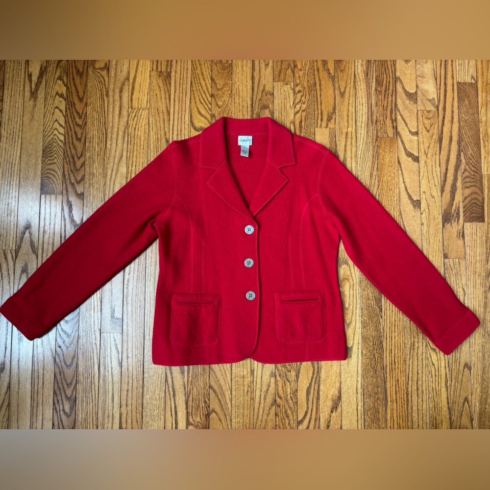 Chico’s Wool Jacket Size 1 (M/8)
